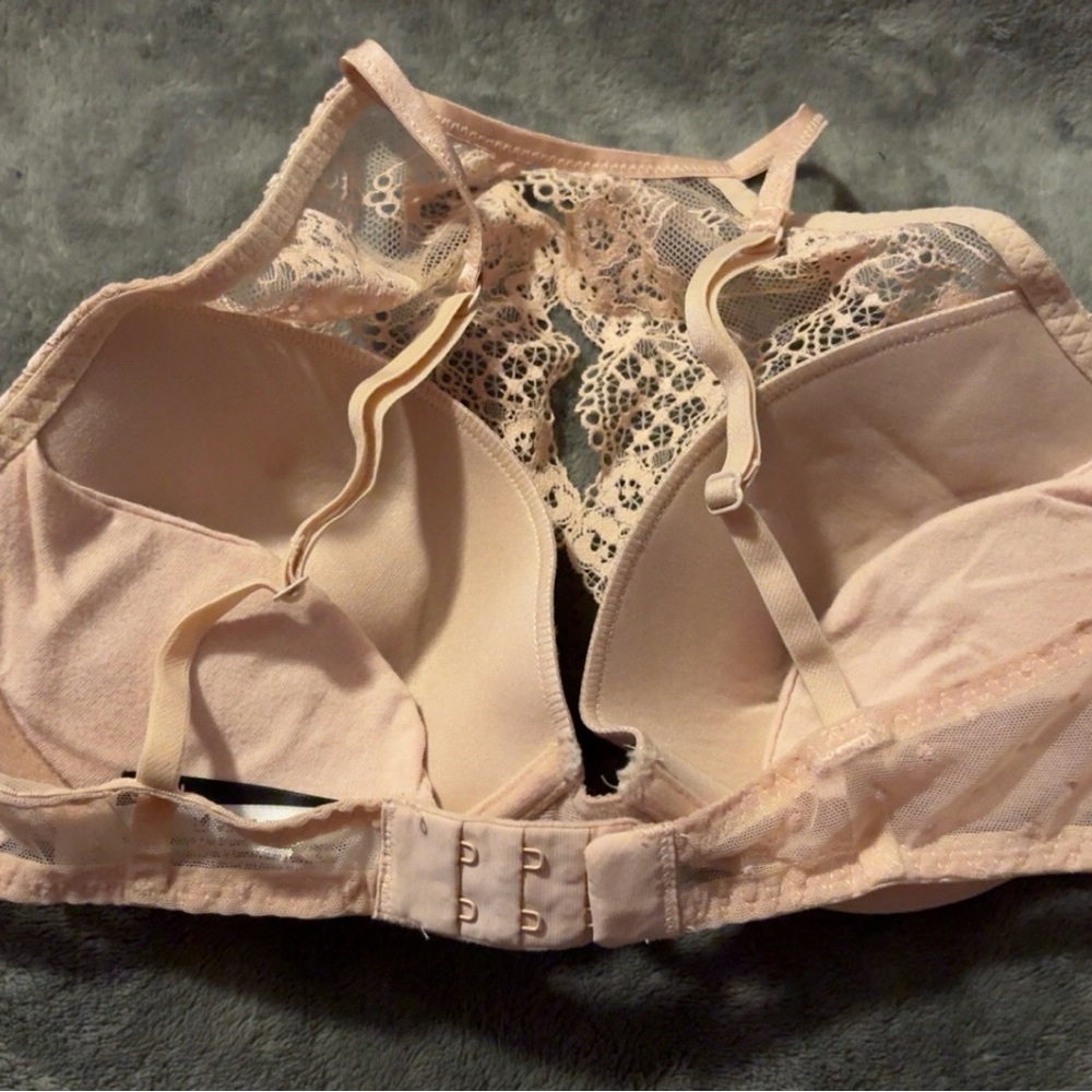 Adore Me Delicate Pale Pink Lace Bra Set - Picture 3 of 6